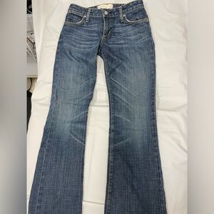Womens paper denim & cloth jeans. Size 26 flare, bootcut